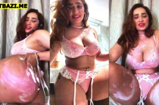 Aditi Mistry Miatry Birthday Live Part 2 Rubbing Cake On Full Body Putting Cake In Asshole Nipples Visible Live